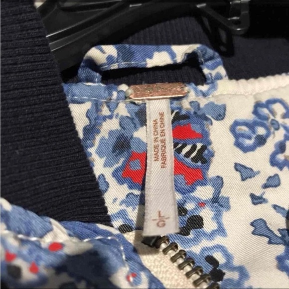 Free People Daytrip Printed Bomber Jacket - Picture 4 of 7